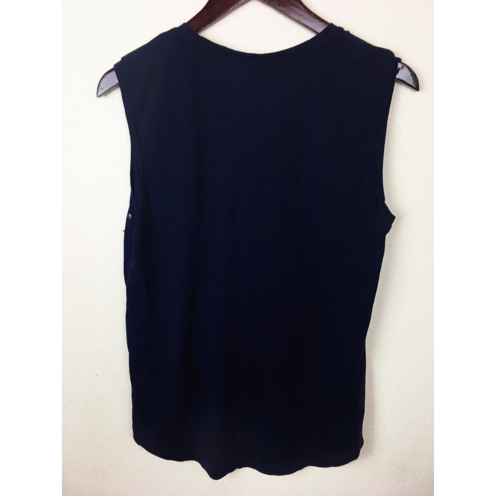 J.Crew Stacked Navy Sequin Shell - image 2